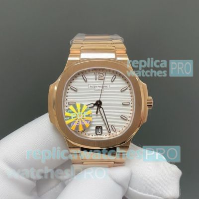 PDF Factory Swiss Copy Patek Philippe Nautilus 7118 Rose Gold Cal. 324 Ladies' Watch 